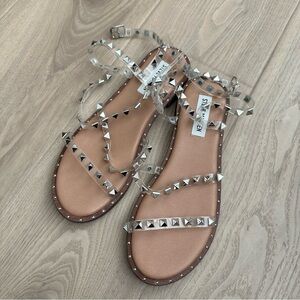 Steve Madden Travel Clear Sandals
